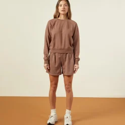 MONROW 90's Classic Raglan DUSTYCOCOA Flash Sale